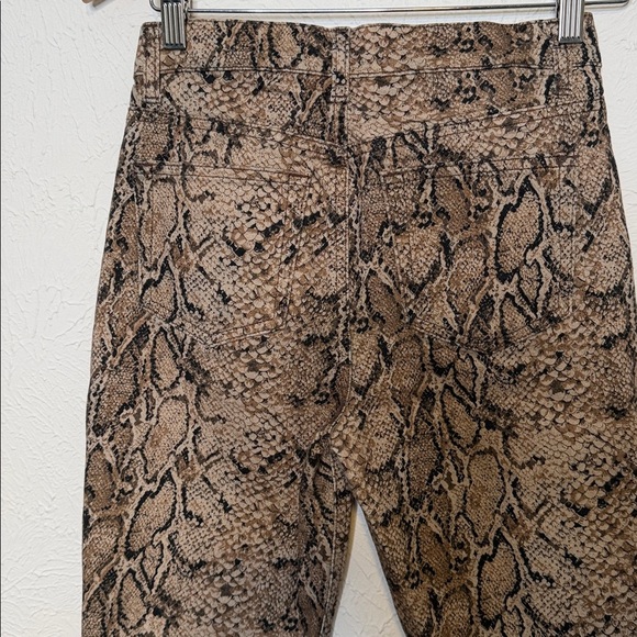 Reformation Peyton Snake High Rise Bootcut Jeans size 25 - Picture 8 of 14